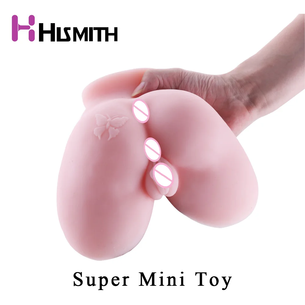 HISMITH Супер Мини силиконовая игрушка в виде киски 1 кг двойной тоннель