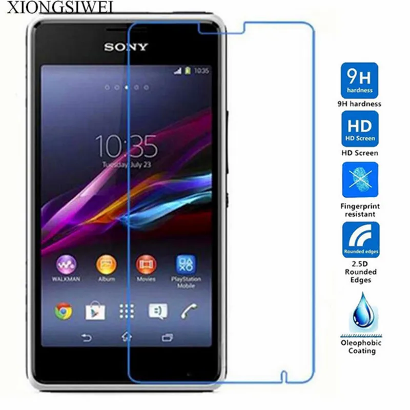 2 шт. 2.5D 0 26 мм 9H Премиум Закаленное стекло для Sony Xperia E1 D2004 D2005 D2104 D2105 D2114 защита
