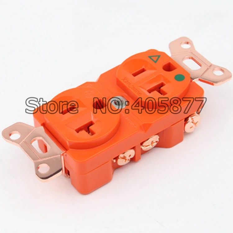 Бесплатная доставка розетка с покрытием из красной меди для розетки