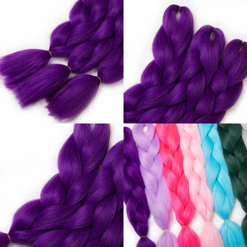 Yiyaobess 24 дюйма синтетические плетеные волосы 100 г/упак. кроше для наращивания