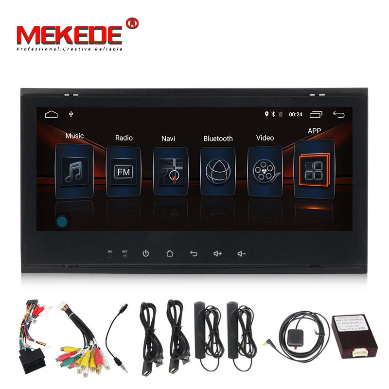 MEKEDE 8 ''полный экран 1024 * 600HD 4G ПУСТЬ Android 1 Автомобильный gps плеер для VW Touareg Multivan T5