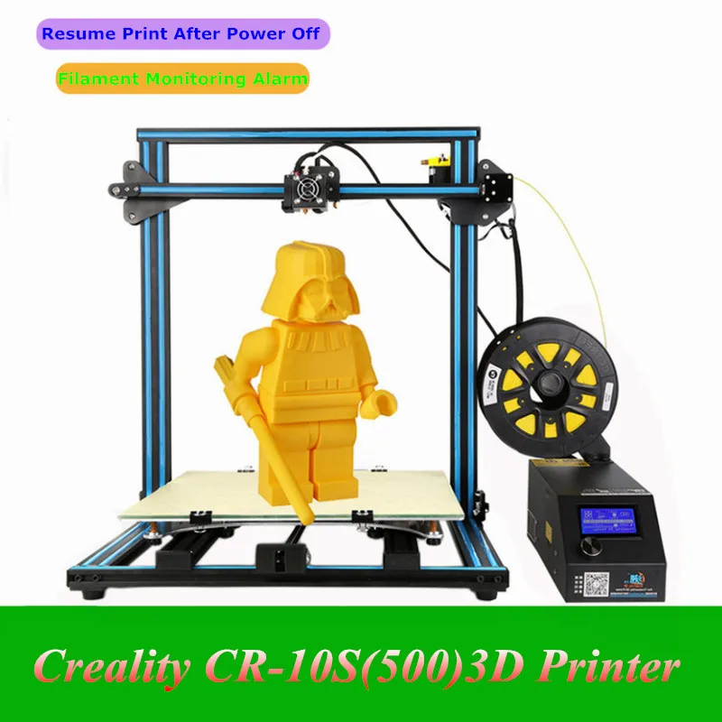 CREALITY 3D принтеры обновления CR 10 5S принт Размеры 500*500*500 мм двойной комплект