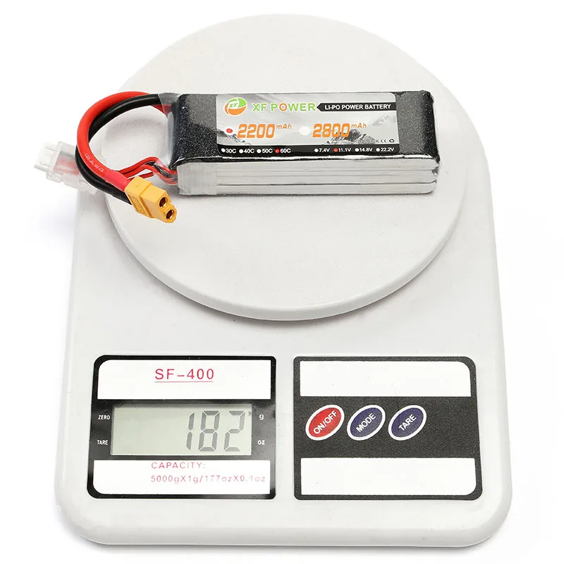 Высокое качество XF Power 11 1 В 2200 мАч 60C 3S Lipo батарея XT60 вилка батареи на запчасти для