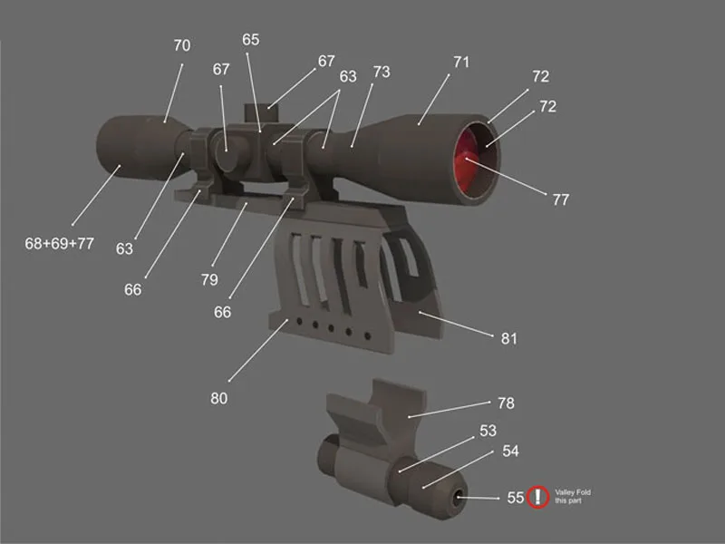DIY 1:1 Hitman-Silverballer Colt M1911 пистолет Бумажная модель Сборка ручной работы 3D игра-головоломка детская игрушка
