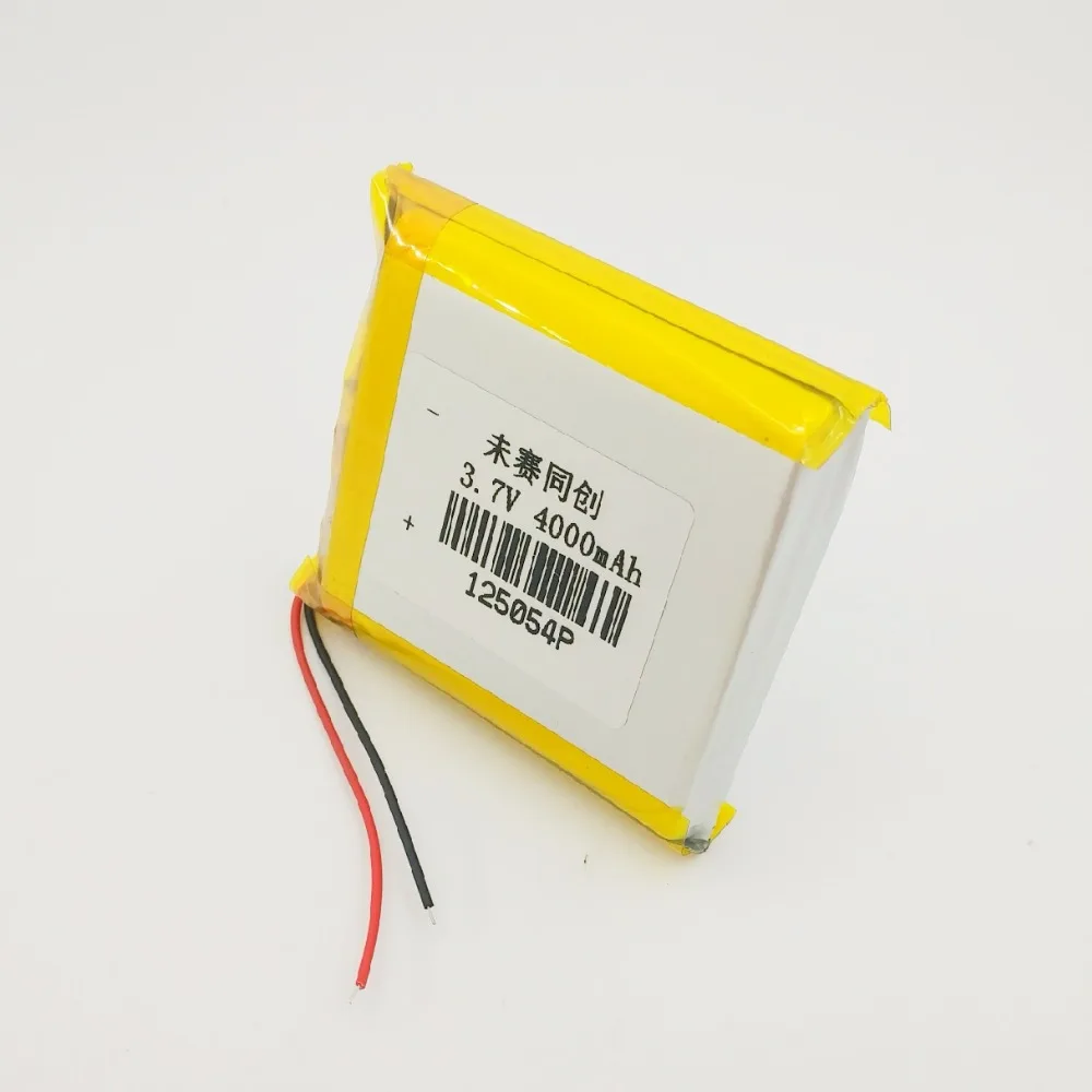 3 7 V полимерная литиевая батарея 125054 4ah навигационный инструмент мобильный