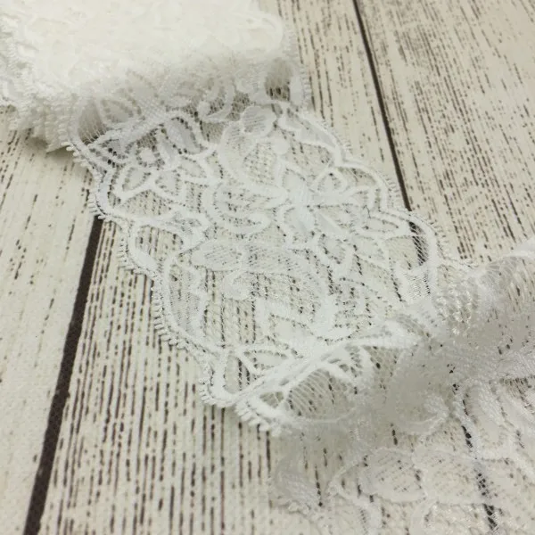 10 ярдов/цвет/упаковка кружевная эластичная лента для волос 3 дюйма | Дом и сад