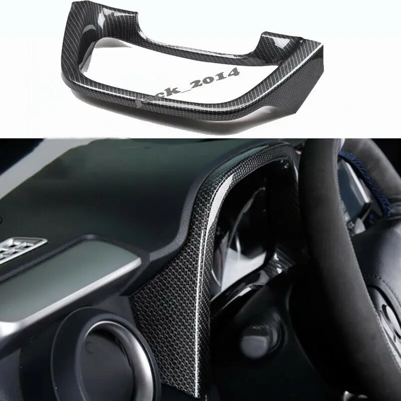 

ABS Carbon Fiber Dashboard decorative frame Trim Fit for Toyota RAV4 2016-2017