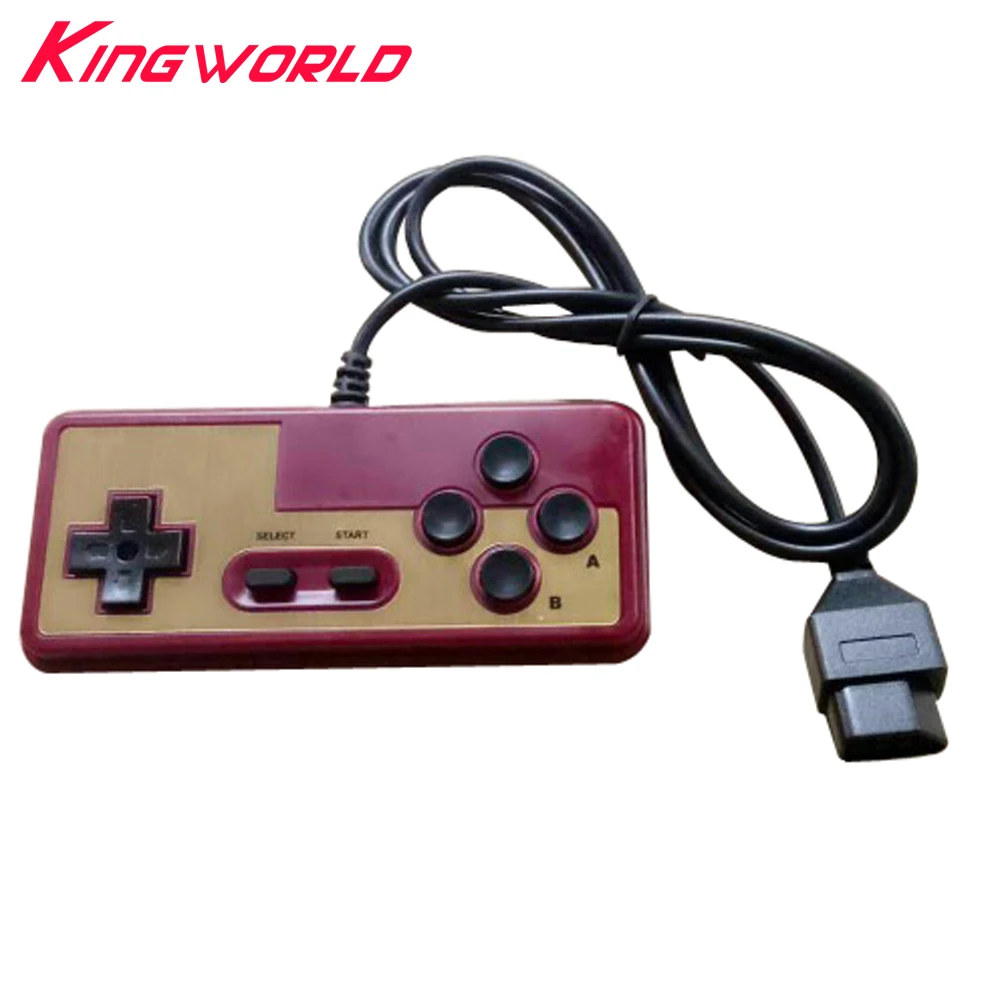 

10pcs Japanese style 8 bit console 7 Pin Plug Cable GamePad Controller for NES with Turbo A B Button