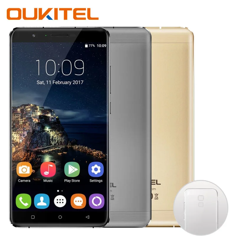 Oukitel U16 Max Смартфон Android 7 0 MTK6753 Восьмиядерный Встроенная память 32 г + Оперативная 3g 6