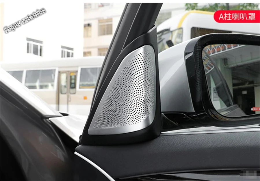 Lapetus Pillar A Stereo Speaker Audio Loudspeaker Sound Cover Trim Kit Interior Fit For BMW 5 Series Sedan G30 530I 2017 - 2021 |