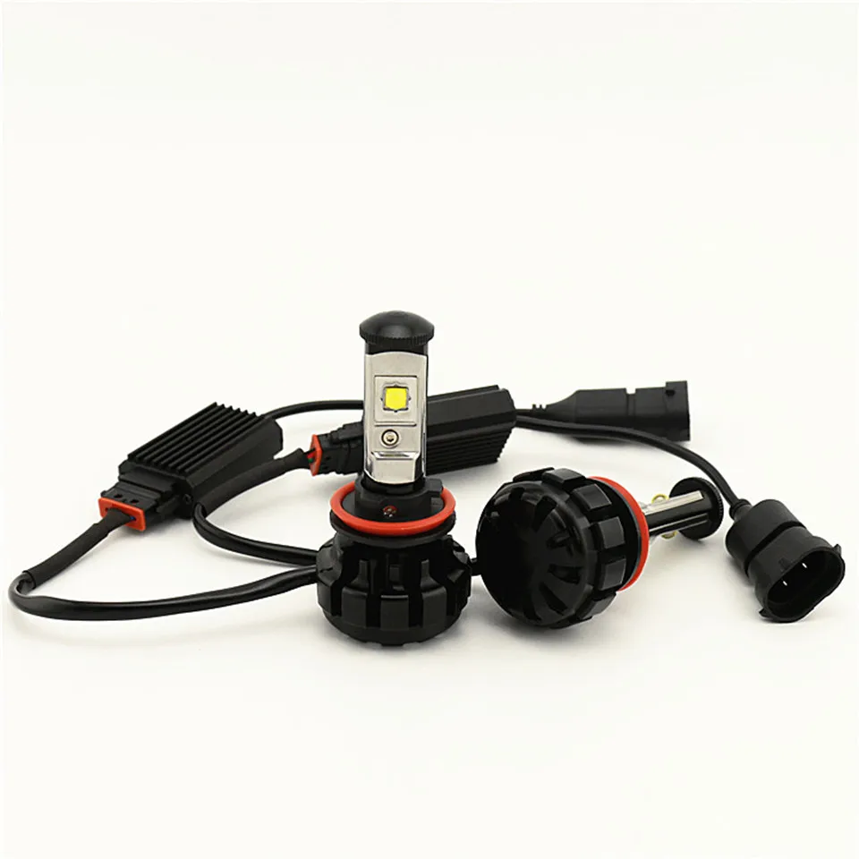 Бутп Мини Автомобильный светодиодный головной светильник H11 H8 H9 70 Вт 7000LM 6500K 12V