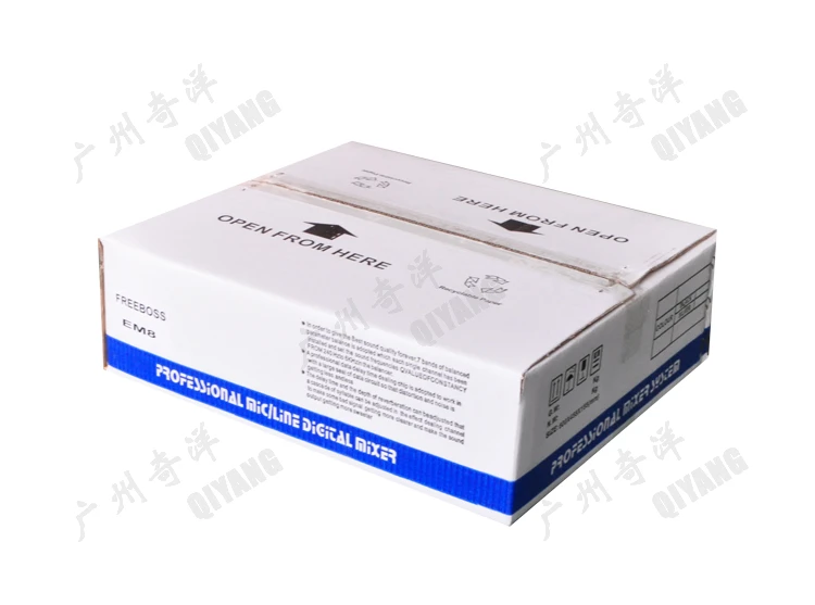 FREEBOSS EM8 8 канальный аудио микшер профессиональная DJ консоль с 48V Phantom Sound Studio