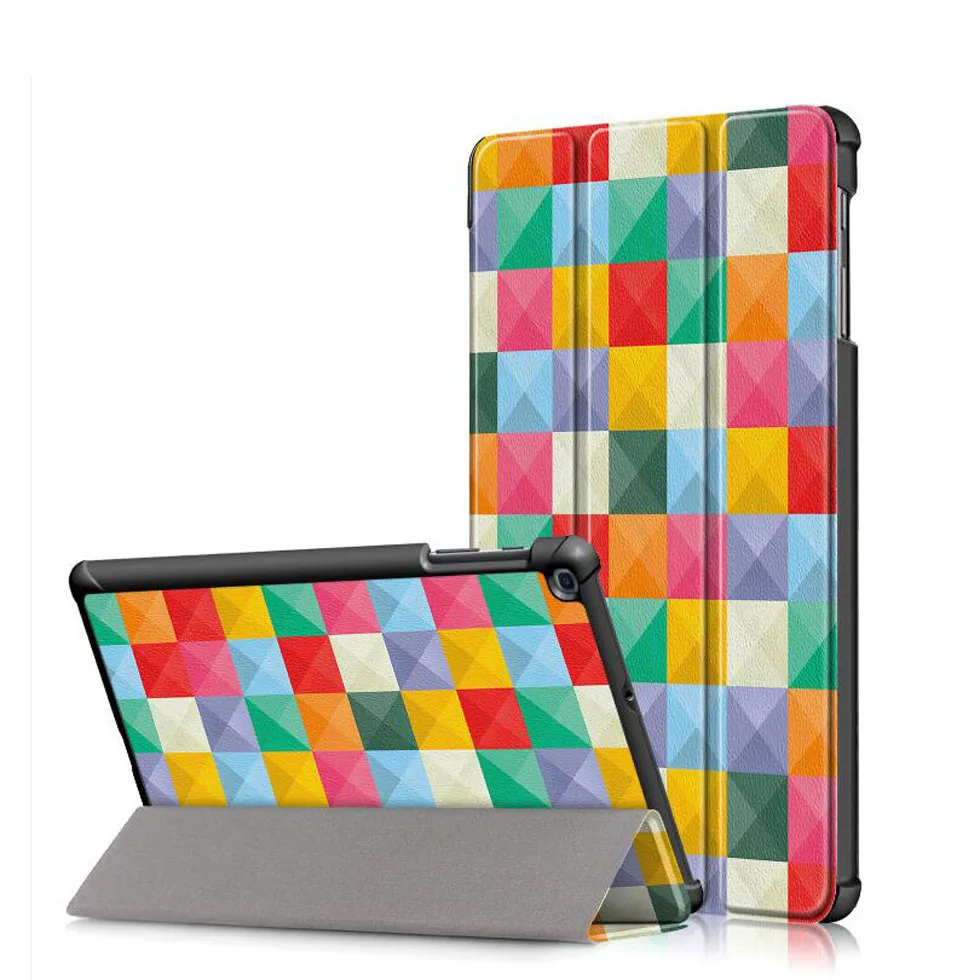 Чехол Funda для samsung Galaxy Tab A 10,1 SM-T510 SM-T515 чехол-подставка из искусственной кожи для samsung Tab A 10,1 T510 T515 чехол