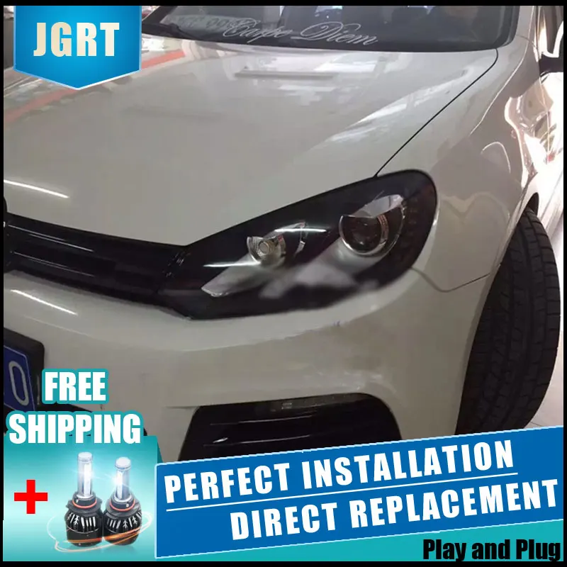Светодиодные фасветильник 2 шт. для VW golf 6 2009-2013 автомобисветодиодный