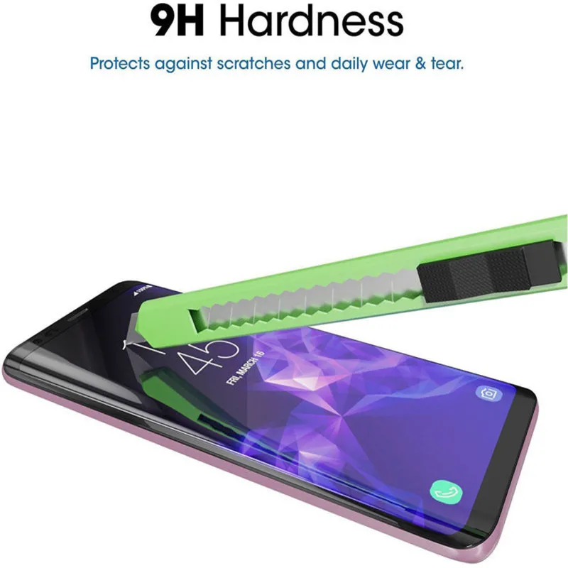 3D закаленное стекло для samsung galaxy s9 plus s8 s7 S10e S10 A8 Защитная пленка экрана sansung galax note 8