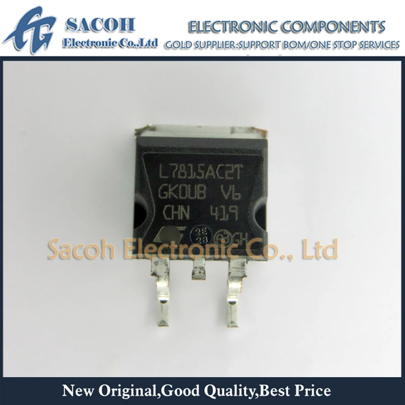

Free Shipping 10Pcs L7815ACD2T-TR L7815ACD2T L7815AC2T L7815CD2T L7815C2T TO-263 Precision 1A 15V regulators