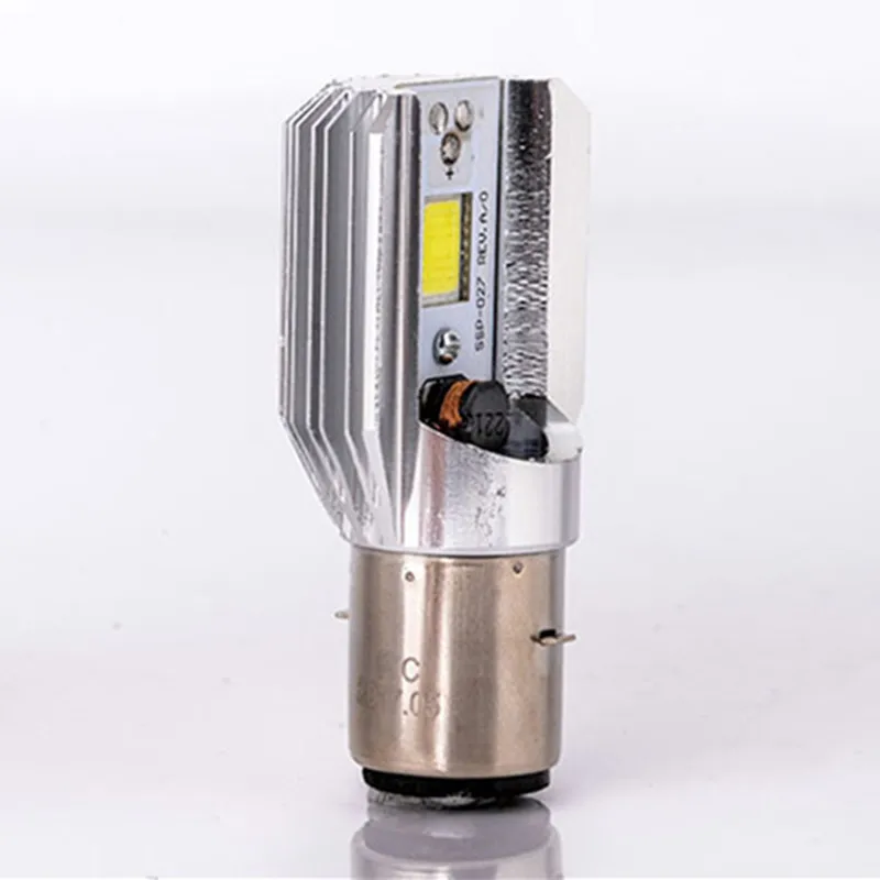 Dreauto новейший BA20D H6 12w светодиодный головной фонарь для мотоцикла DC 6V 80V 1700lm COB