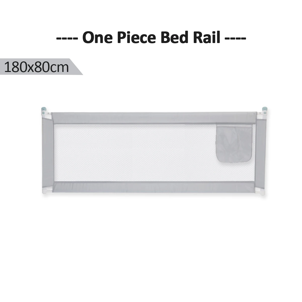 Grey 180x80cm Ограждение для детской кроватки, защитные ворота, барьер для детской кроватки, ограждение для детей, безопасный детский манеж - Цвет: Grey 180x80cm