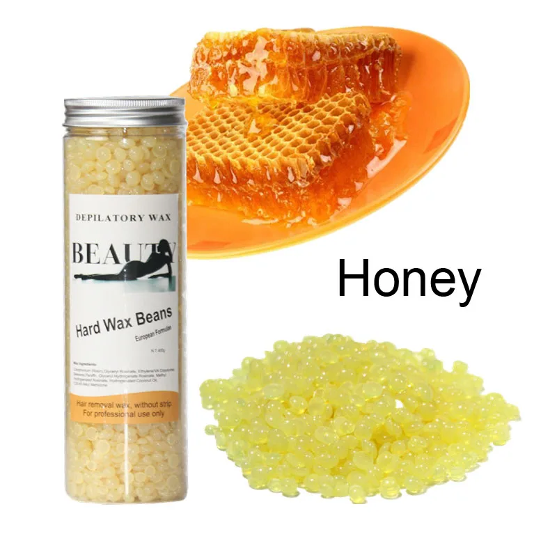 Воск для депиляции. Для удаления волос твердые восковые бобы 400 г жемчужная
