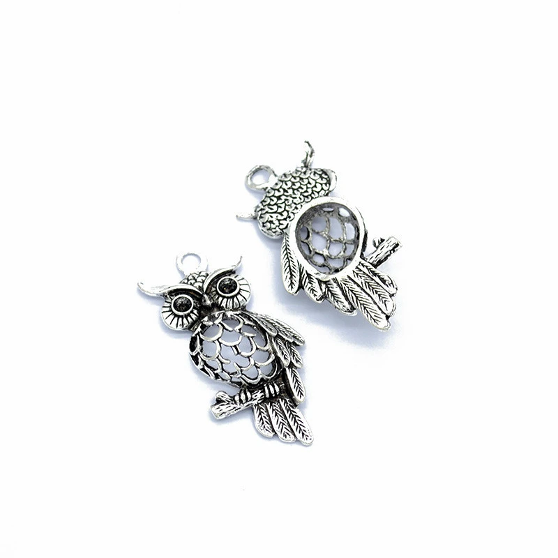 

15pcs Owls Charms DIY Jewelry Making Pendant Fit Bracelets Necklaces Earrings Handmade Crafts