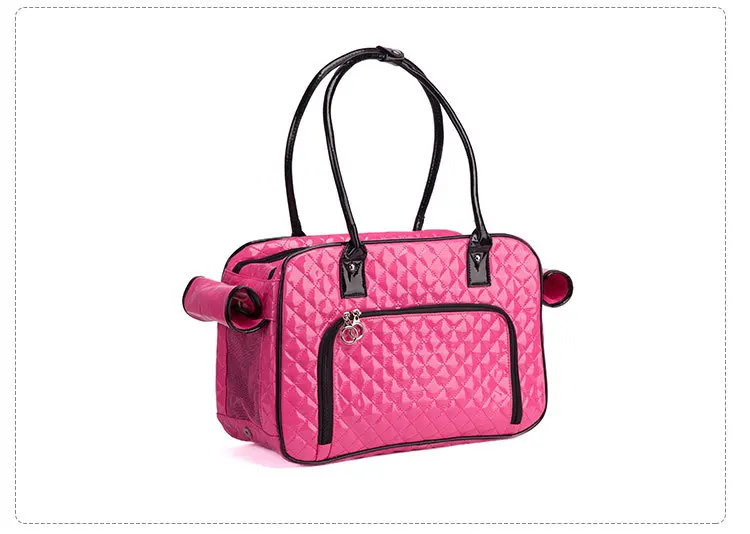 Роскошная переносная сумка для кошек и маленьких собак из искусственной кожи