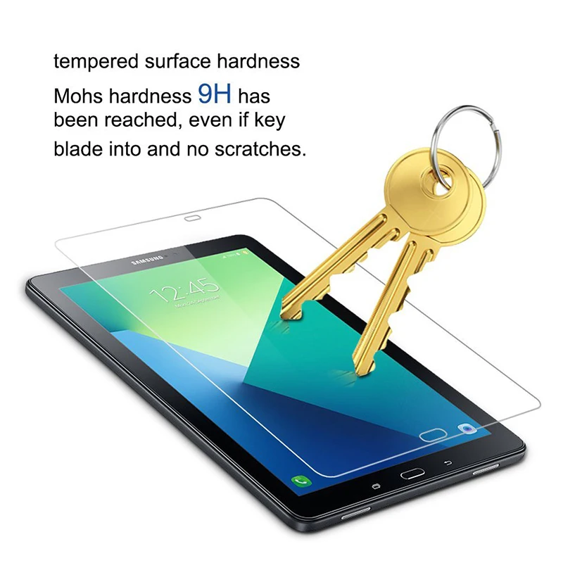 Защитное стекло для планшета 10,1 4 A 7 8 9,7 10 дюймов защита экрана на Galaxy Tab A6 T550 10,1 дюймов Tremp Чехол для очков