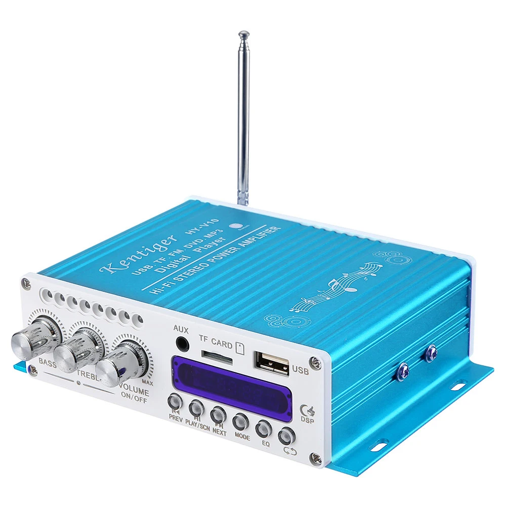 V10 Bluetooth беспроводной Hi Fi 12 В Автомобильные усилители мощности класса AB стерео
