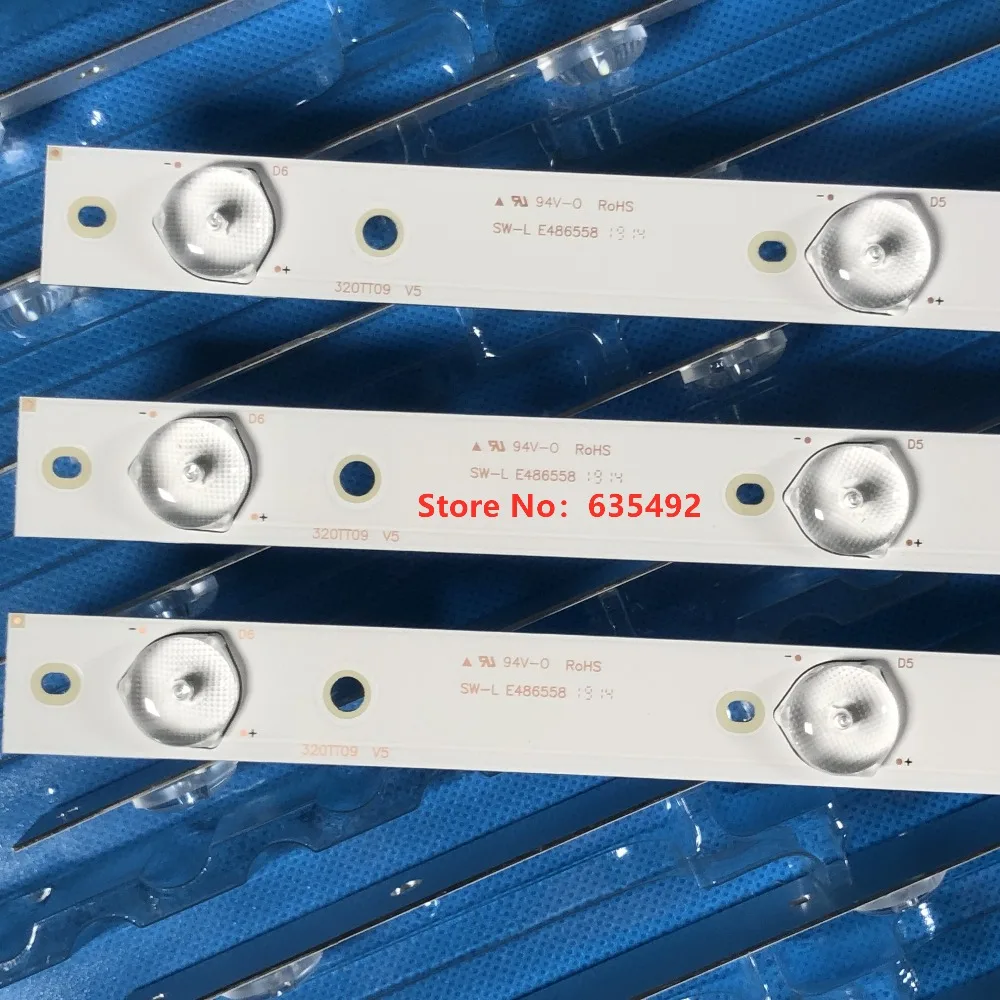2 шт./комплект Светодиодная лента для подсветки P hilip s 32PFL5708/F7 32PHG4109/78 32PHH4109/88 320TT09 V5 V4