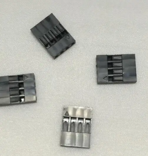 

100 шт. 2,54 мм 4P Dupont, пластиковый корпус, терминал, 4-контактный перемычка, провод, соединитель