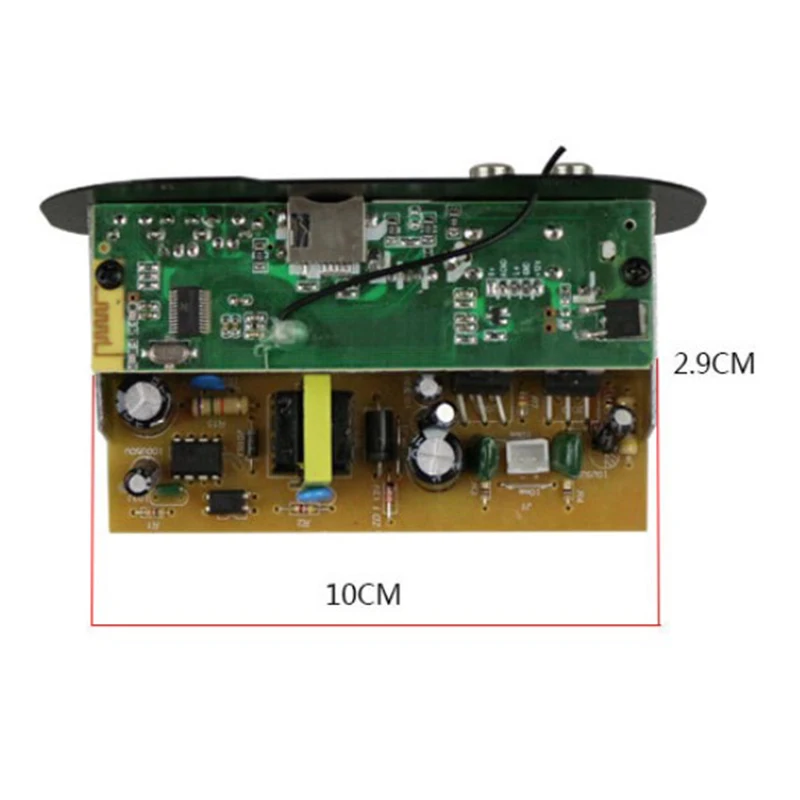 220 В 50 Вт Bluetooth HiFi бас аудио усилитель динамик USB TF MP3 FM сабвуфер динамик усилитель доска автомобильный аксессуар