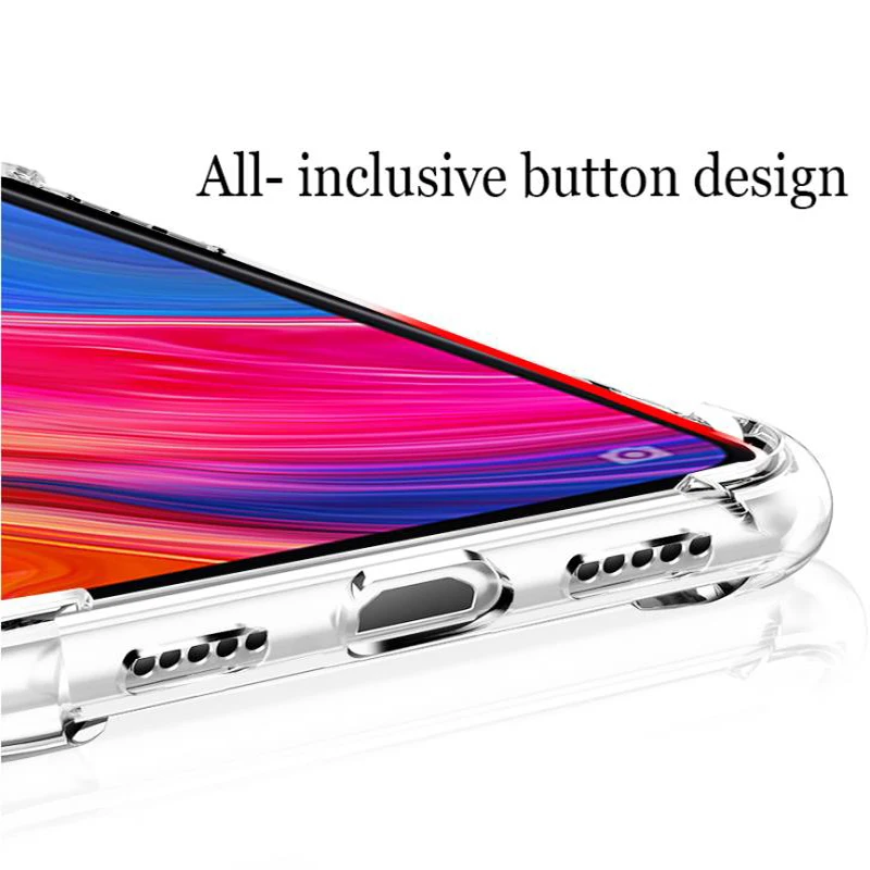Противоударный чехол с воздушной подушкой для ZTE Nubia Red Magic 3 NX629J силиконовый