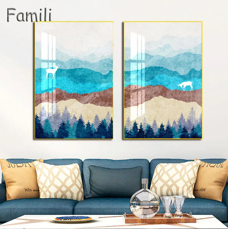 

Nordic Style Amazing World Landscape Canvas Painting Wall Art Picture For Living Room Home Decor Kids Nursery Posters And Prints