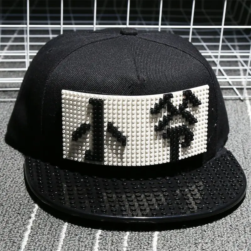 Молодой мастер личности Legos cap Высокое качество блоки DIY legos бейсбольную кепку