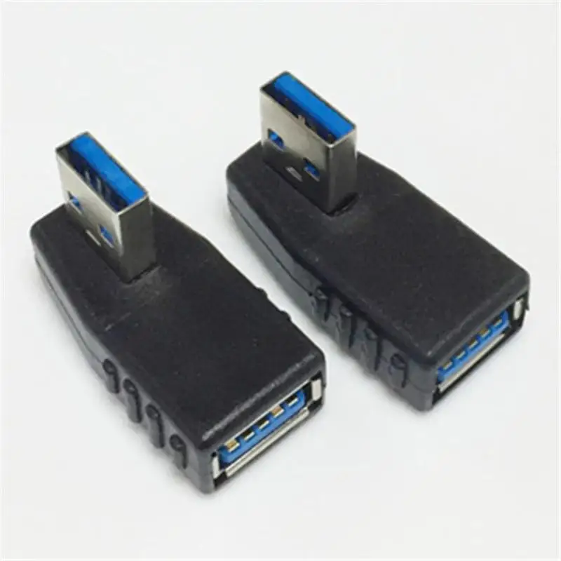 Левый изгиб USB Мужской Пара Женский 3 0 локоть линии передачи данных правый угол 90