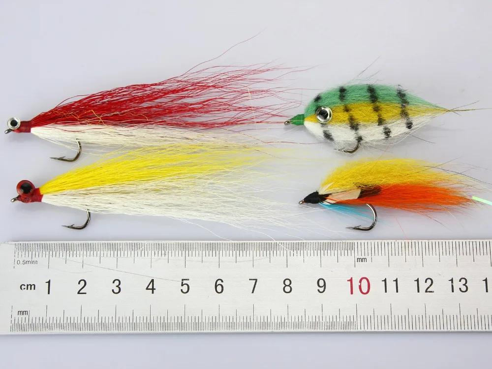 Для выведения токсинов, 40 шт наживки приманки Minnow Fly морской мушки, Нахлыст рыболовные приманки, крючки, станок и H042