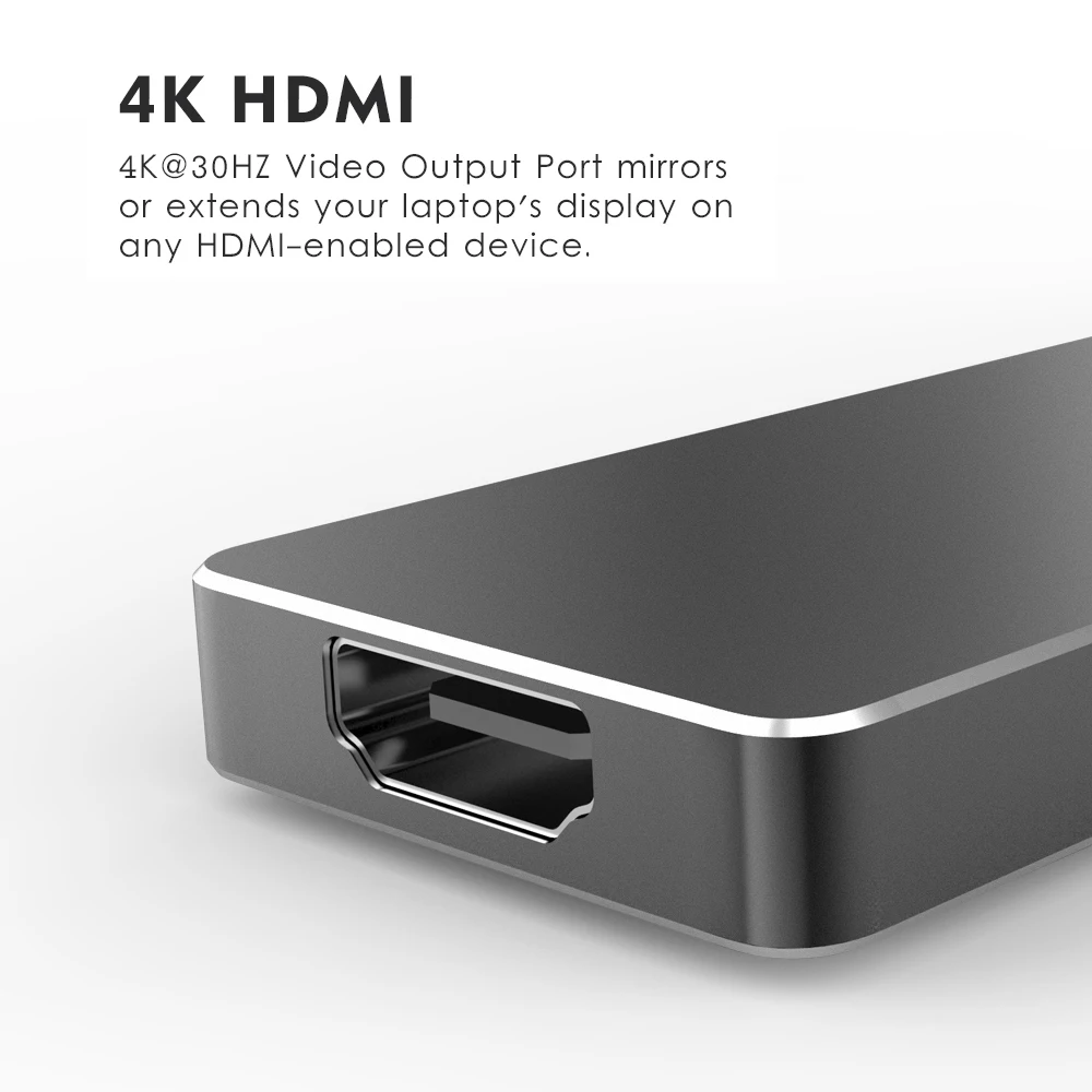 Wavlink двухпортовый type C концентратор для HDMI адаптер MacBook Pro USB 40 Гбит/с 3 0 4 k @ 30 Гц