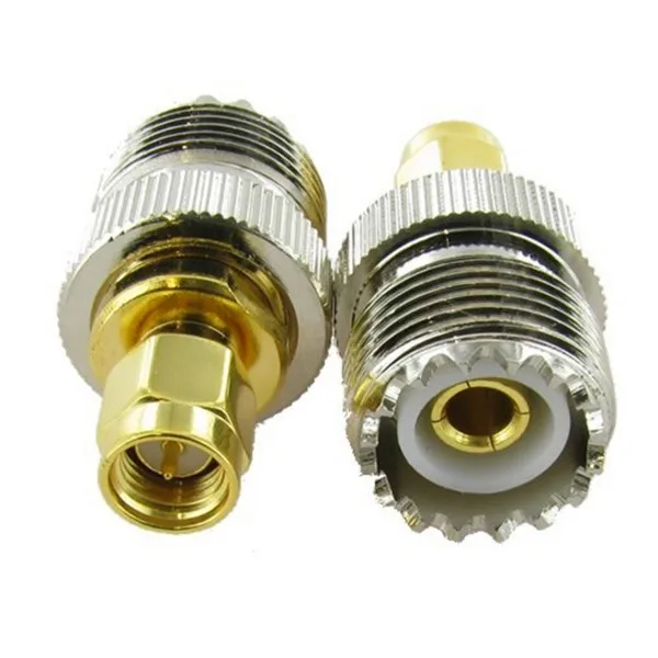 20 шт. латунный UHF гнездовой разъем SO 240 SO239 Jack to SMA Штекер радиочастотный чистый