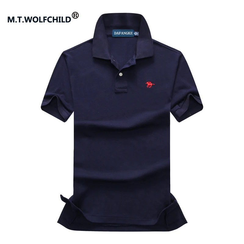 100% хлопок летняя брендовая мужская с коротким рукавом Поло мужские повседневные