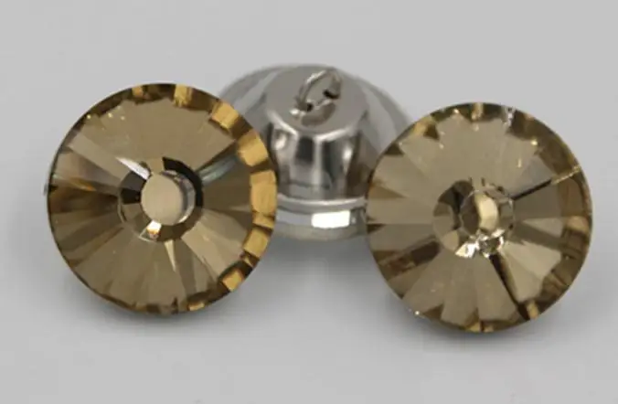 Free DHL send 2000pcs 20mm Sun flower crystal button sofa soft bag glass buckles Headboard Buttons Furniture decorative buttons | Дом и сад