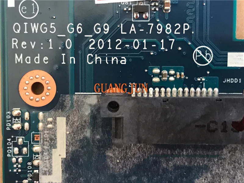 Дешевая системная плата KEFU для Lenovo G580 LA 7982P все функции хорошая работа|lenovo system