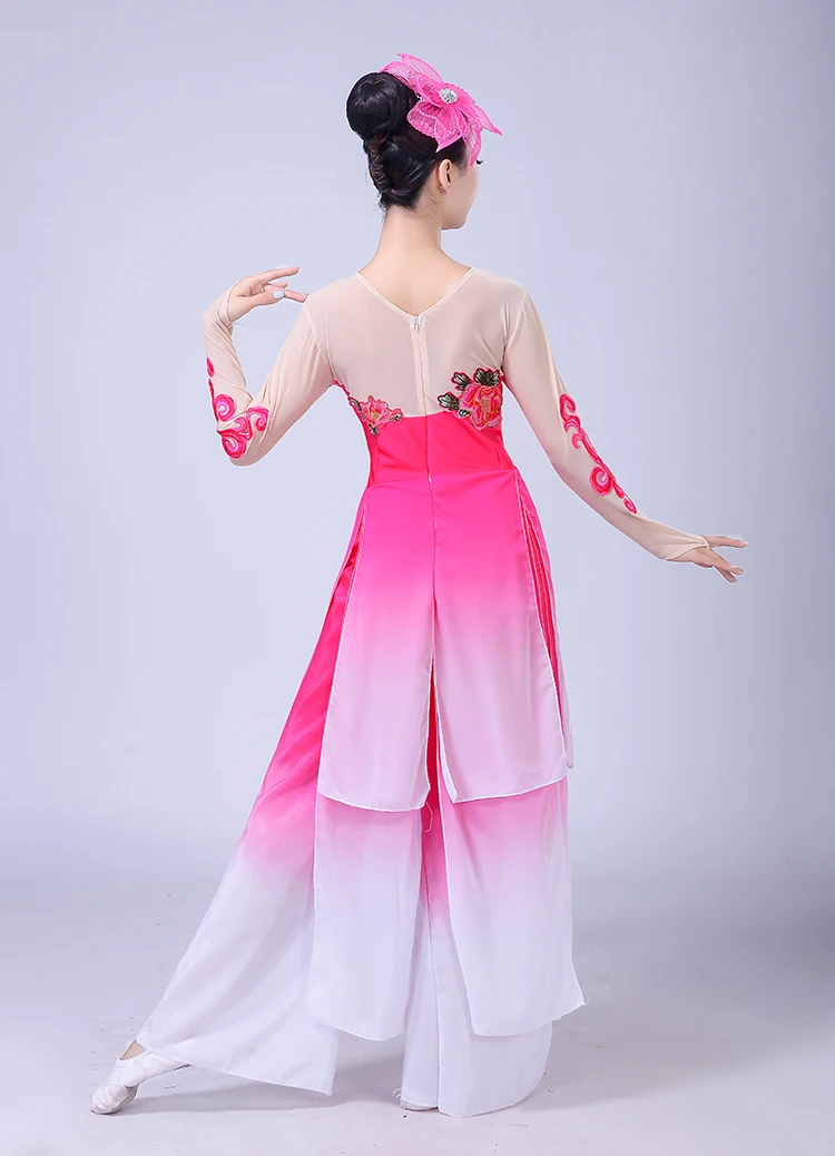 Children Jasmine Classic Dance Adult Umbrella Yangge Performance National Stage Clothing New Square Girl | Тематическая одежда и