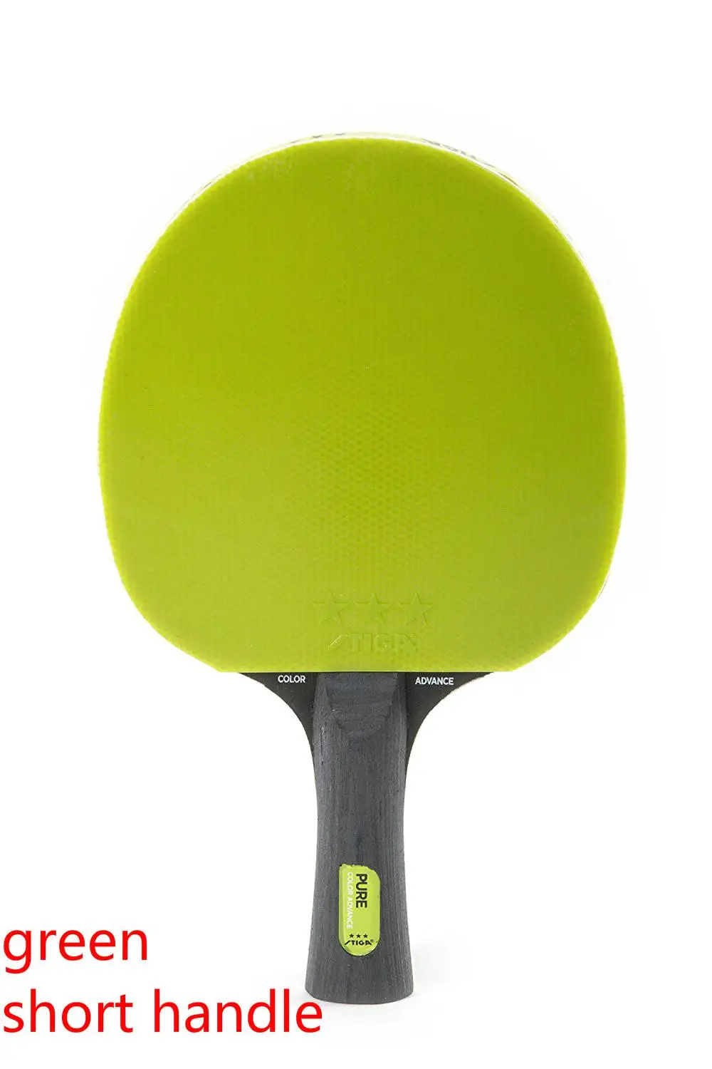 Оригинальная Stiga однотонная ракетка для настольного тенниса - Цвет: green short handle