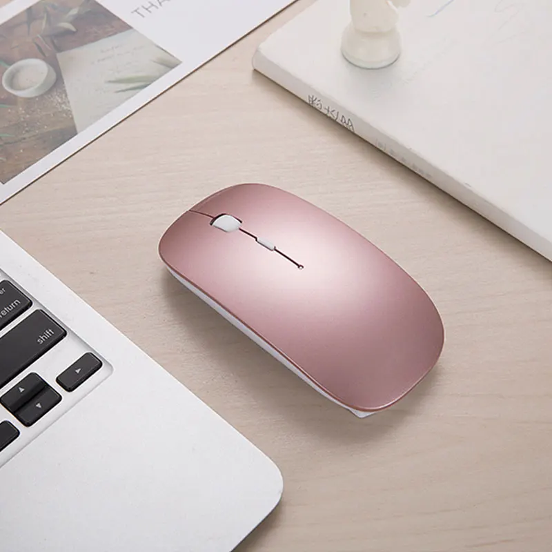 Bluetooth мышь для Macbook 2 4G Бесшумная Sem Fio Mac acer lenovo Dell Asus Android игровая беспроводная ПК