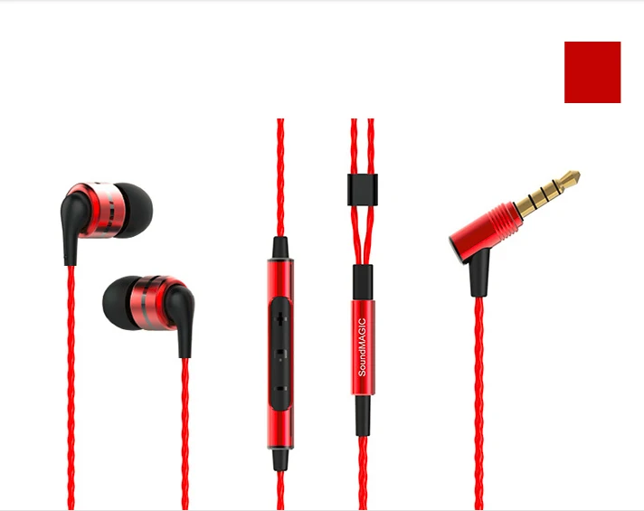 Новые наушники-вкладыши SoundMAGIC E80C с микрофоном для прослушивания музыки с усиленными басами