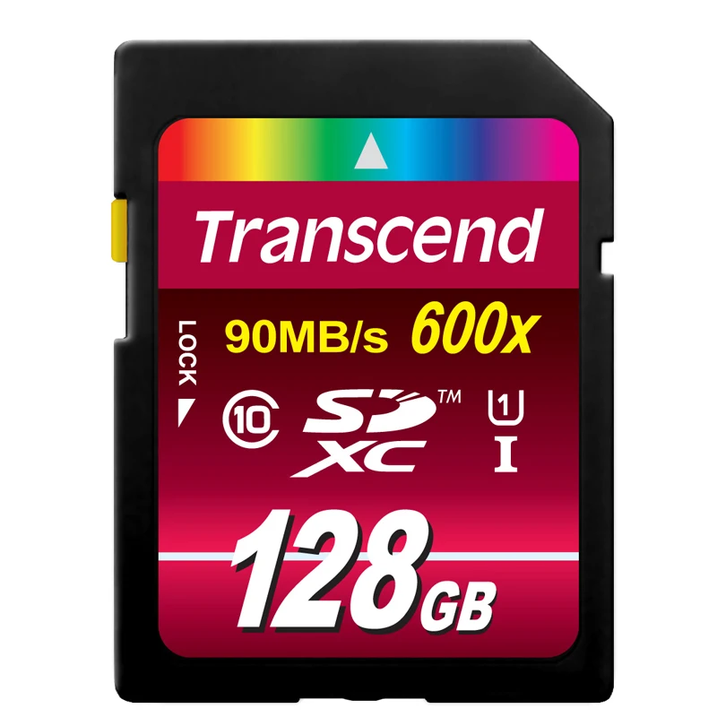Оригинал Transcend 600X SD SDHC SDXC UHS-1 128 ГБ 64 32 16 class 10 карт памяти для HD Камеры GPS | Компьютеры