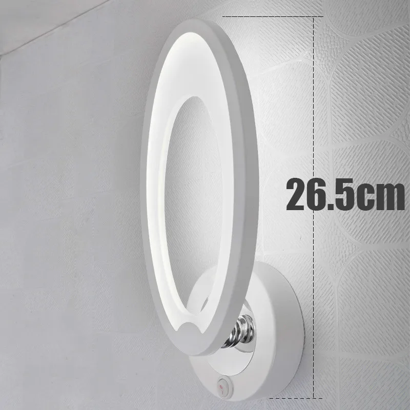 

Wall lamp bedroom bedside lamp with switch hotel project aisle leaves elliptical acrylic rabbit ear creative wall lamp LM4121546
