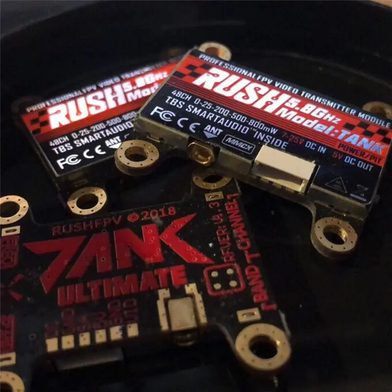 RUSH VTX TANK 5 8G 48CH Smart Audio 0 25 200 500 800mW переключаемый av передатчик для радиоуправляемого
