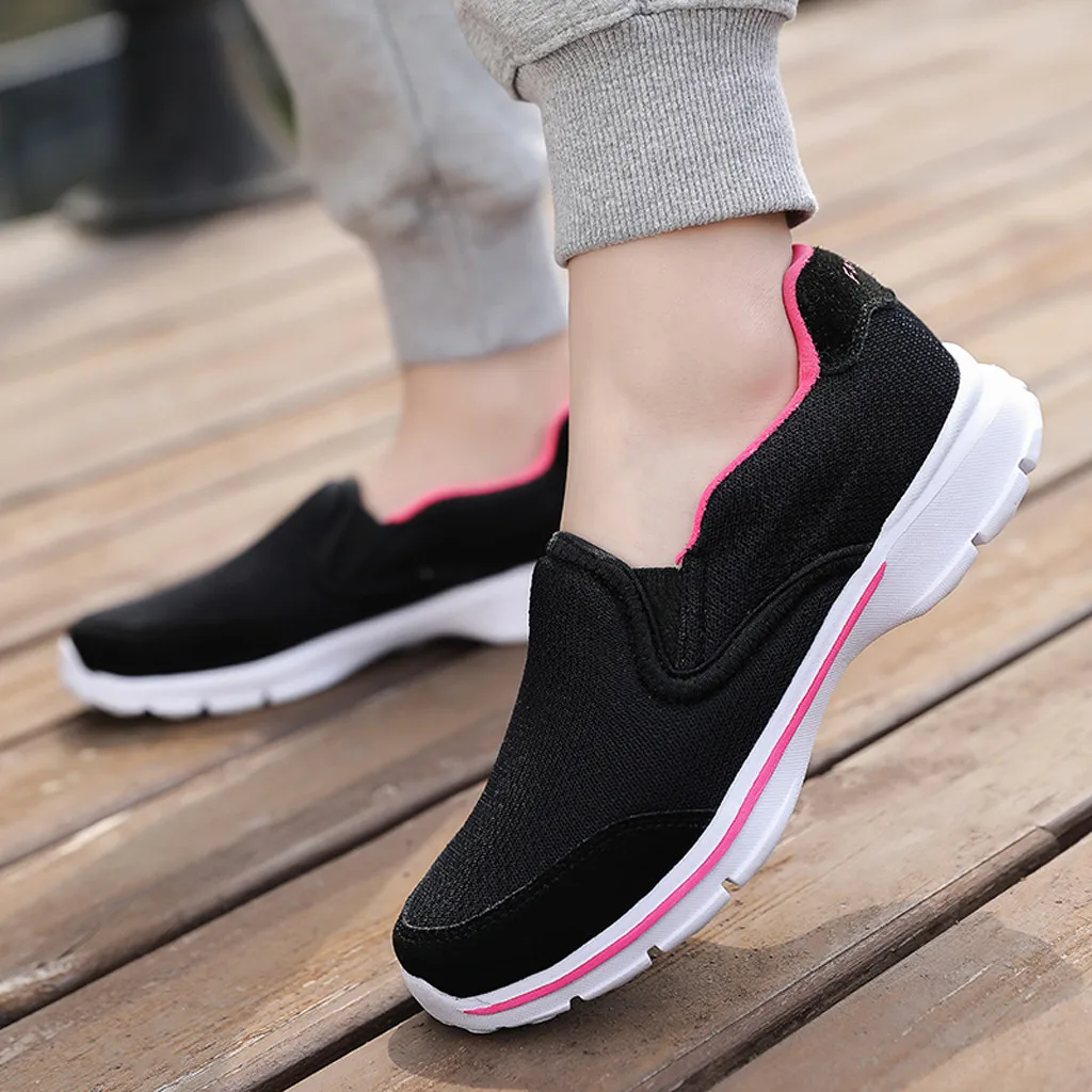 

SAGACE Flats For Women Casual Style Comfortable Slip-On Women Shoes Fashion Mesh Female Shoes Women Flat Casual Shoes 942623