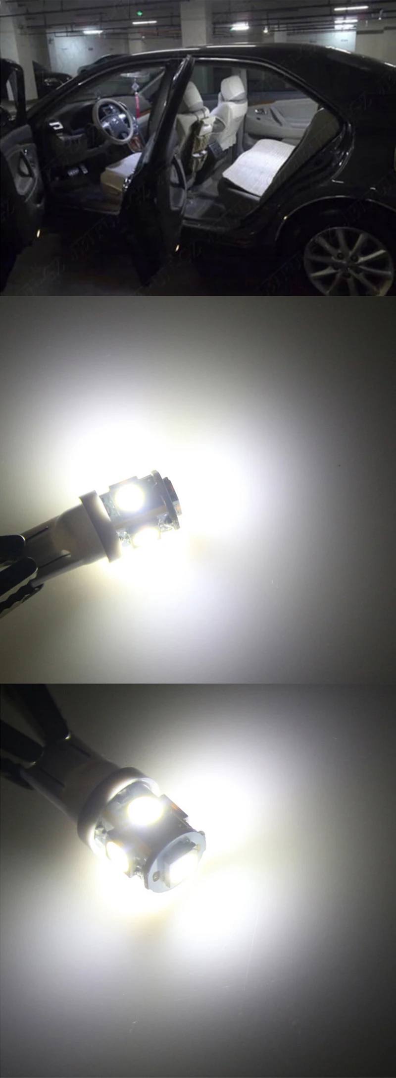 1 шт. T10 W5W 5050 5 SMD 194 168 светодиодный белый/синий/красный/зеленый/желтый клиновидный для салона боковой приборной панели лицензионный светильник для автомобиля
