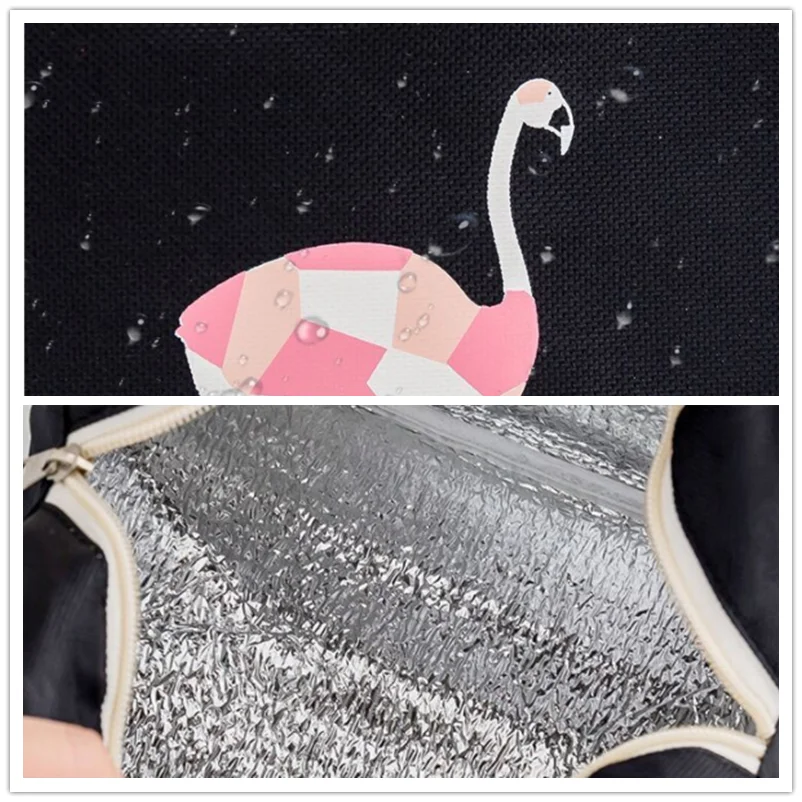 1 шт. изоляционная сумка для обеда в виде фламинго|Украшения своими руками